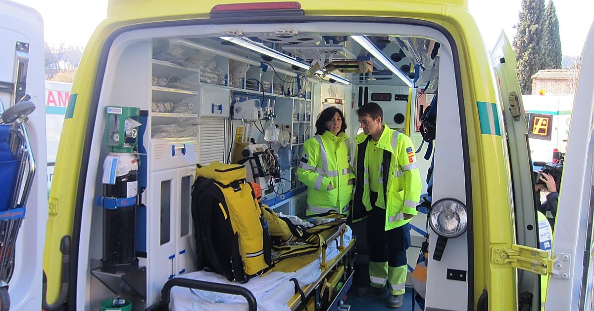 Hospitalizado un trabajador de 64 años tras caer de un andamio en Alcázar de San Juan