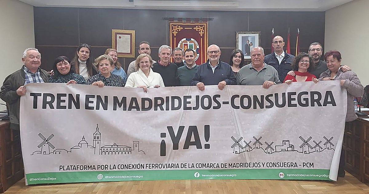 Madridejos reclama la construcción del tramo de ferrocarril Alcázar de San Juan-Mora-Orgaz