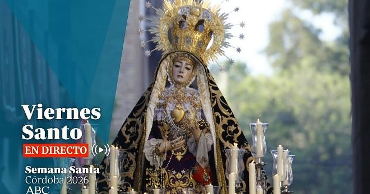 Viernes Santo de la Semana Santa de Córdoba 2026, en directo