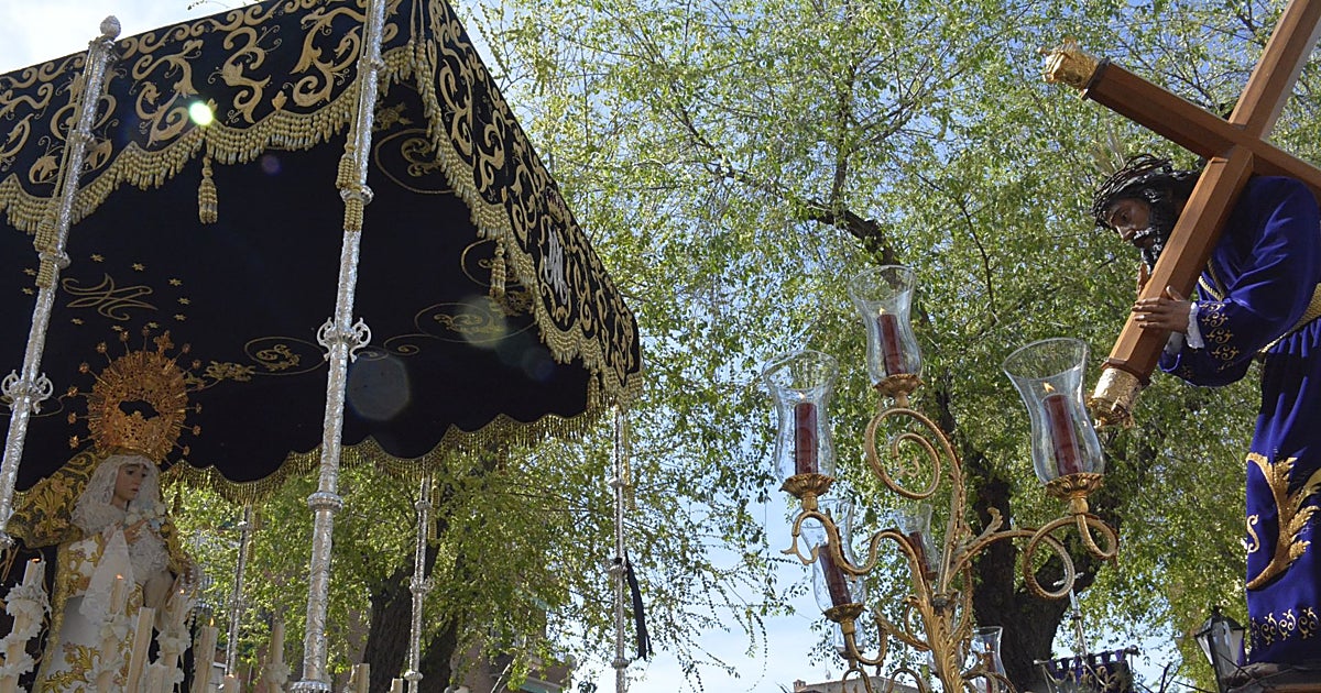 La procesión del Encuentro, momento cumbre de la Semana Santa de Malagón