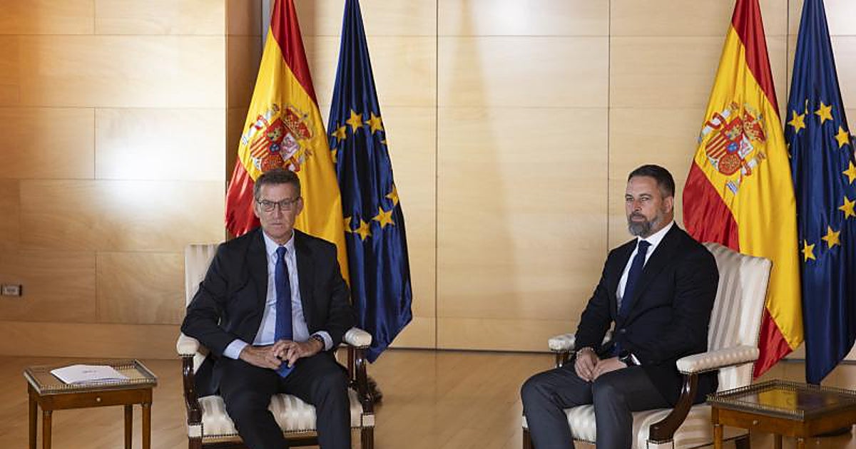 Feijóo revela una conversación con Abascal tras las elecciones de Castilla y León: «No podemos defraudar a la gente»