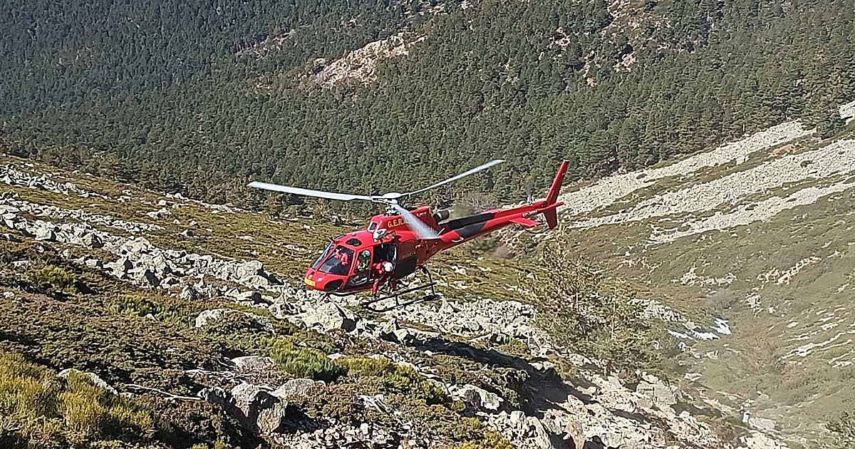 Una oleada de rescates en la sierra marca la Semana Santa madrileña