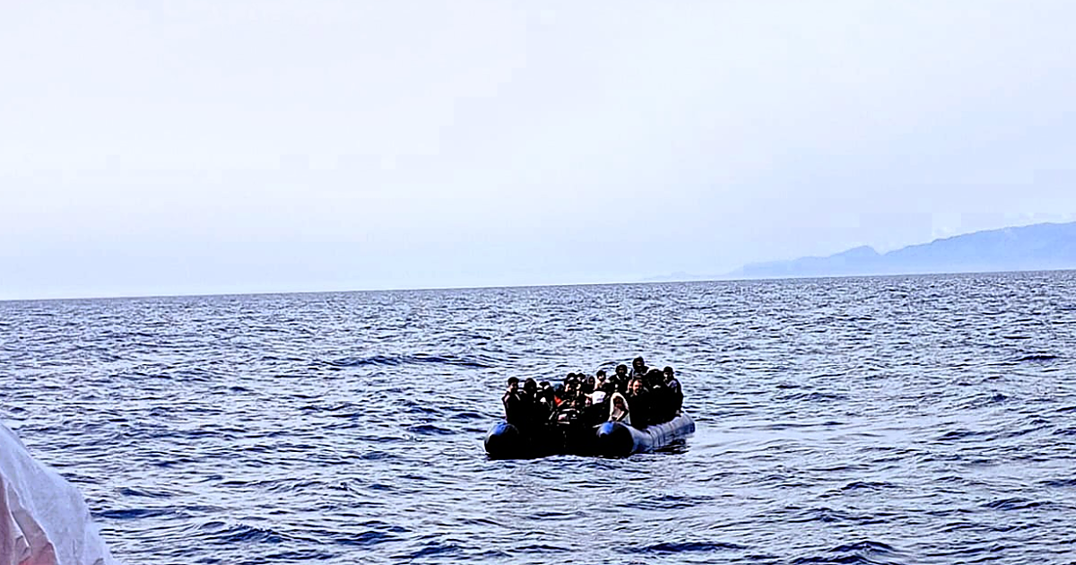 47 Immigrants Rescued from a Raft in Waters Off Fuerteventura