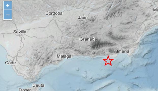 Segundo terremoto de intensidad relevante en menos de 24 horas en la misma zona de Andalucía