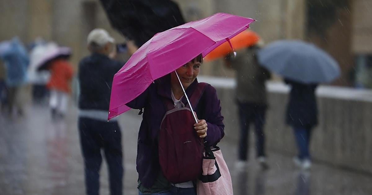 Avisos amarillos este miércoles en Córdoba, Málaga y Sevilla por lluvias y tormentas