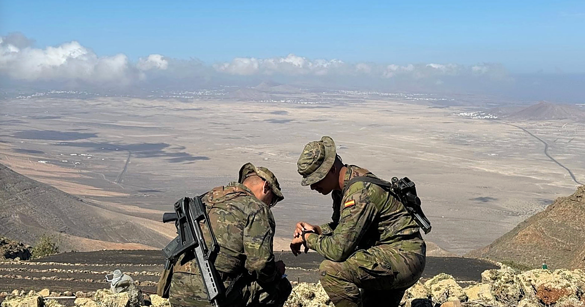 El Grupo Táctico Canarias se despliega en Lanzarote para vigilancia y seguridad