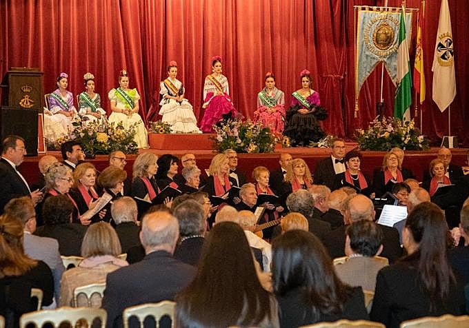 El momento en que se anuncia la peregrinación a Santo Domingo