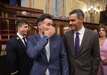 Rufián: «El escenario ideal es tener a un PSOE sometido por las izquierdas»