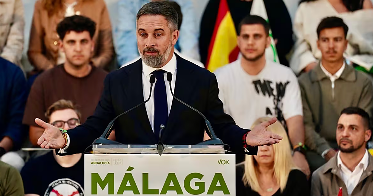 Abascal ataca al bipartidismo: «Si queréis un cambio no le deis la mayoría absoluta al PP»