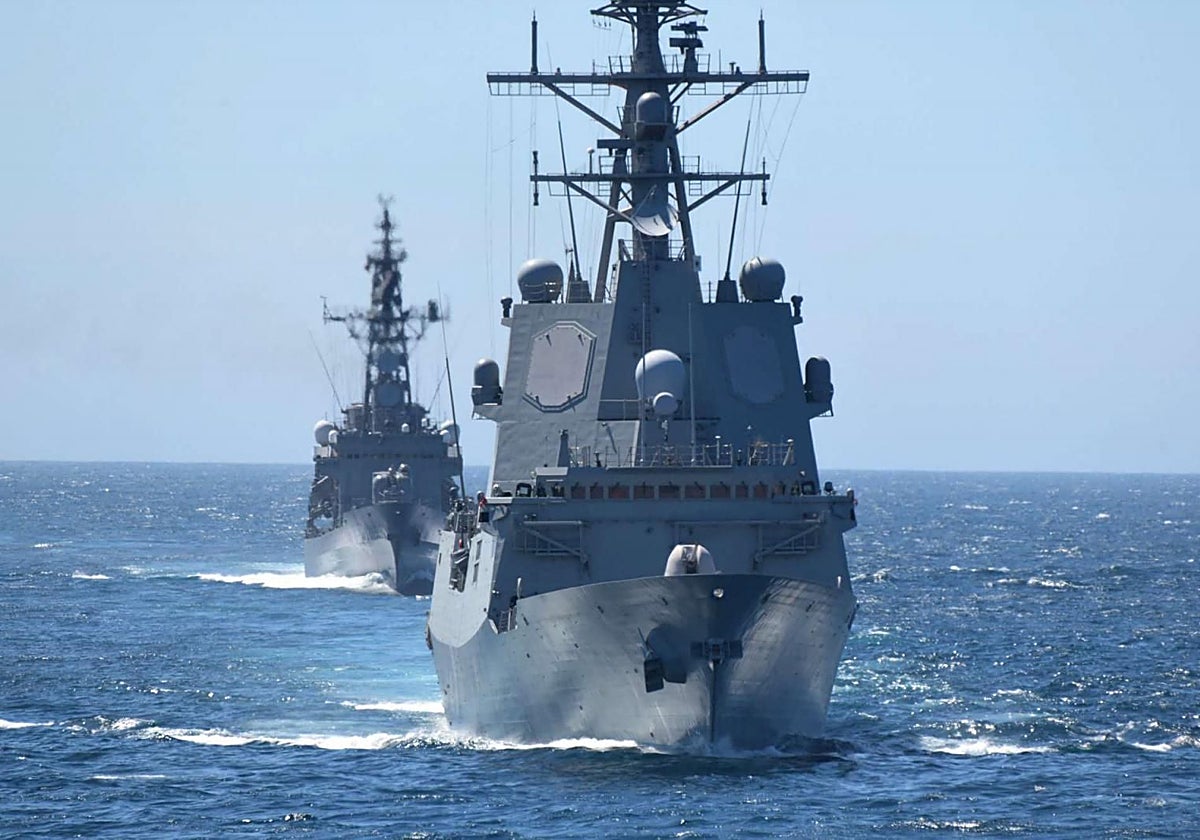 La Cristóbal Colón, la más moderna de la flota de fragatas de la Armada.
