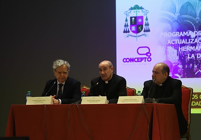 Salvador Fuentes, Jesús Fernández y José Juan Jiménez Güeto, este sábado