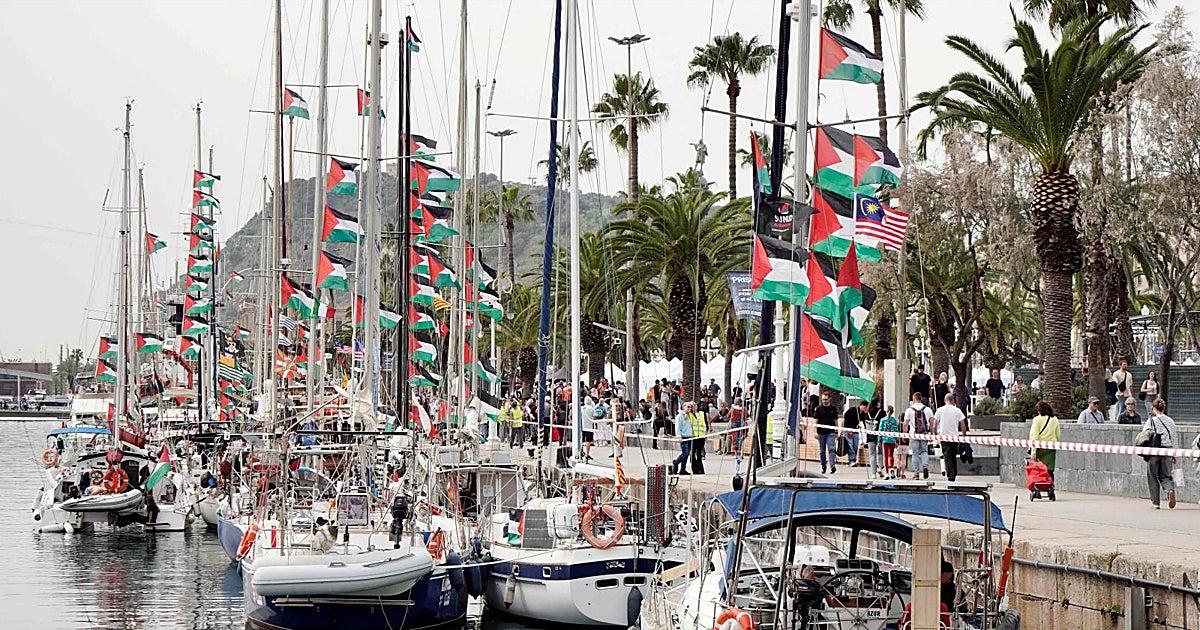 Una nueva flotilla zarpará mañana desde Barcelona para desafiar el bloqueo de Gaza