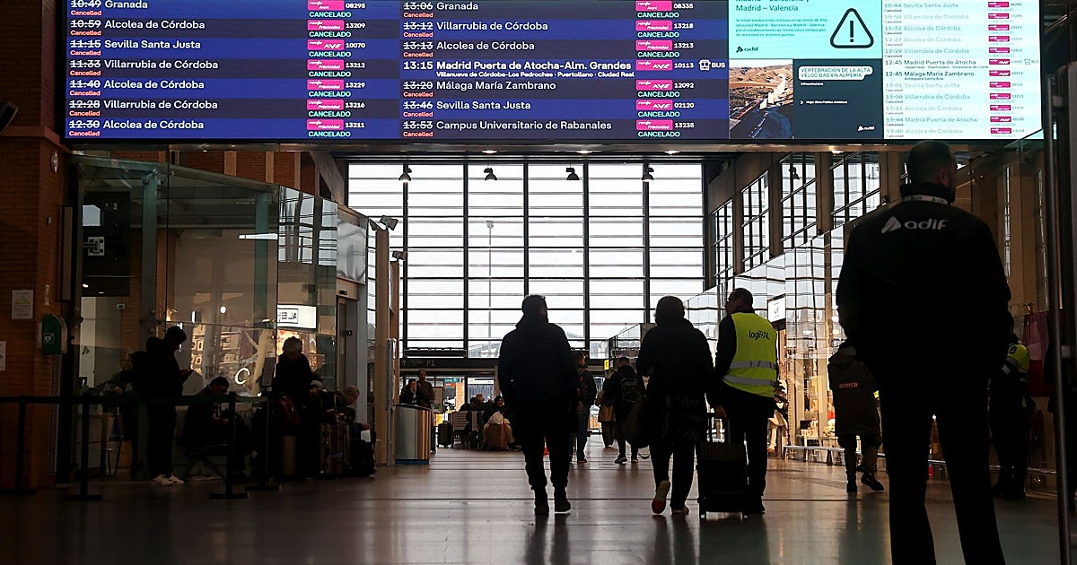 El tráfico ferroviario entre Córdoba y Jaén, suspendido desde el 26 de enero por las borrascas