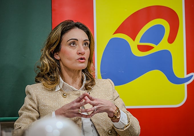 Sandra García entrevista a ABC en su despacho