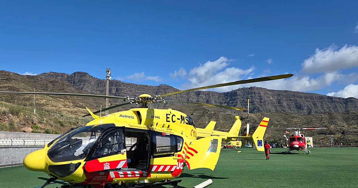 En estado grave una menor de 12 años tras caer cuatro metros en Mogán (Gran Canaria)