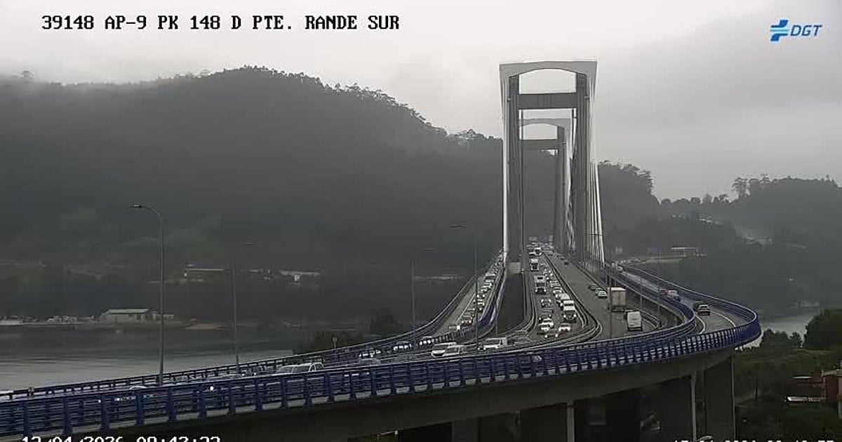 Un accidente con un herido provoca colas kilométricas en el puente de Rande