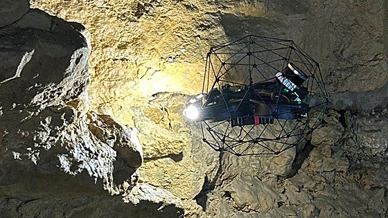 Reconstruyen en 3D con drones una pared rocosa inaccesible de la cueva de Altamira