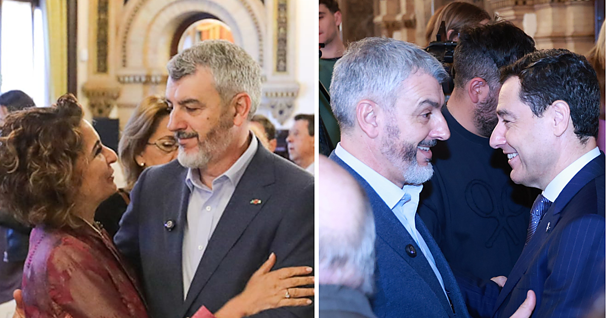 El disputado abrazo con el sindicalista Martín
