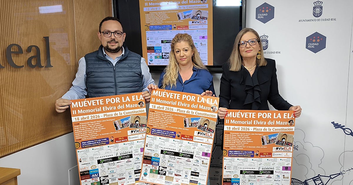 Ciudad Real se vuelca con la ELA en la tercera edición del memorial 'Muévete por la ELA'