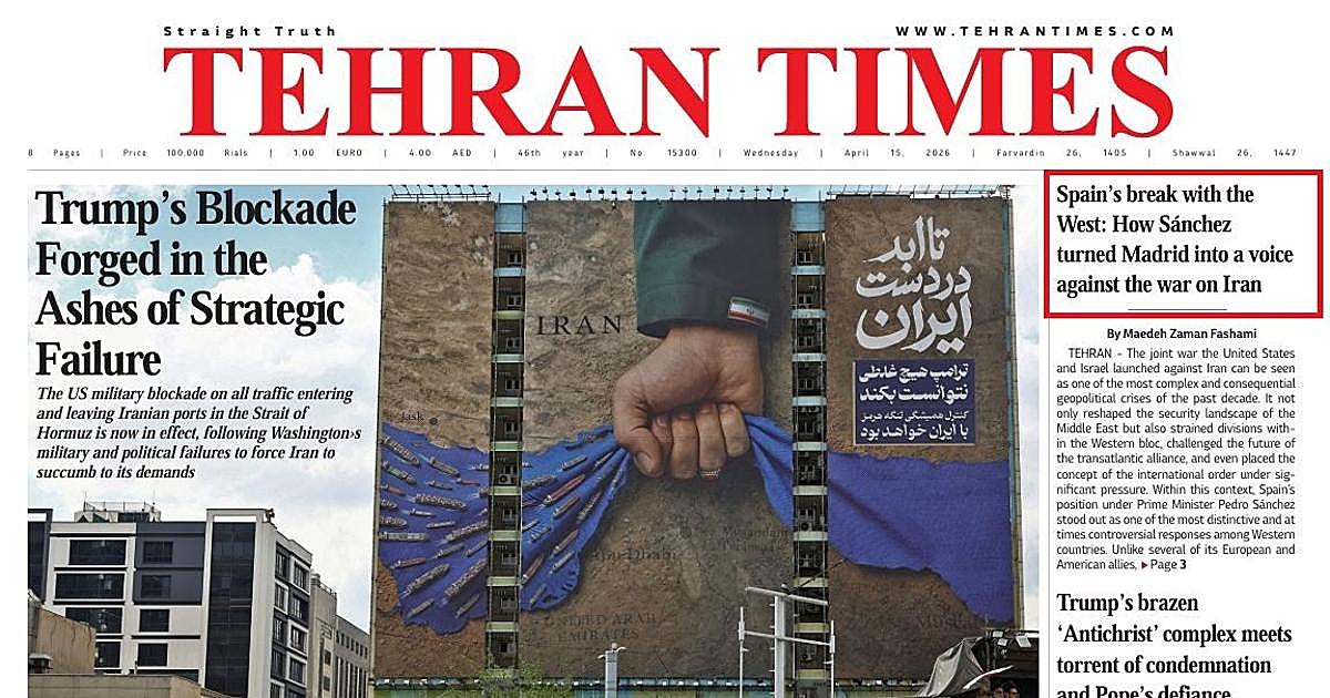 Irán ensalza a Sánchez como el altavoz de su relato contra Occidente