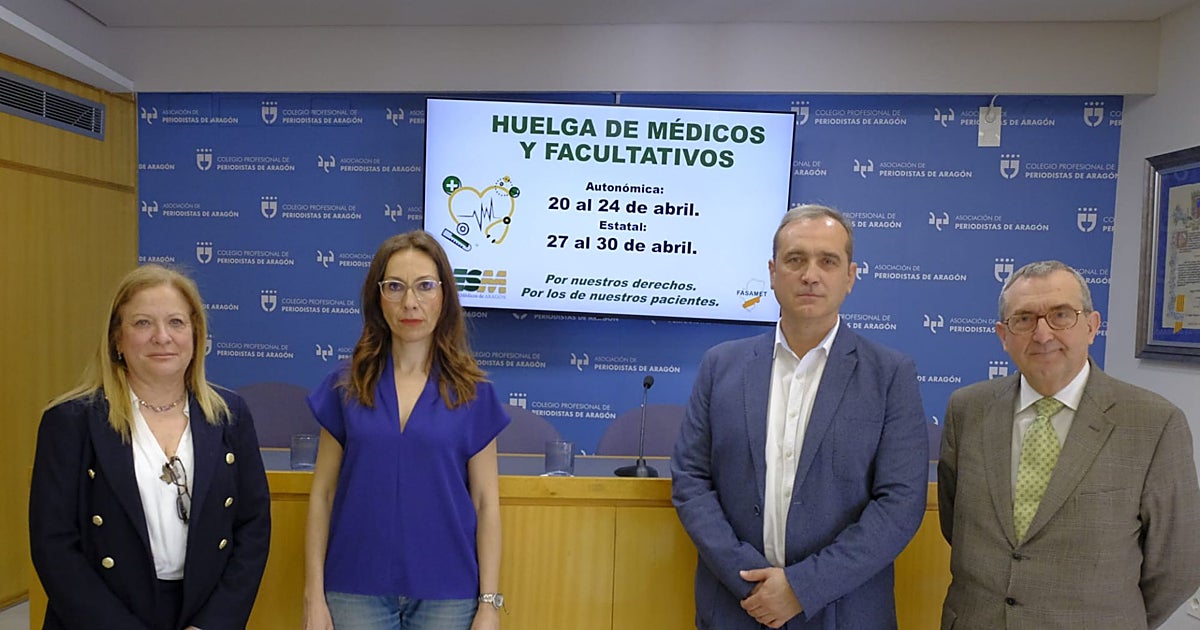 Los médicos vuelven a la huelga en Aragón el lunes y estudian denunciar al Gobierno