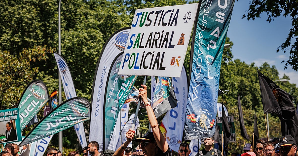 Policías y guardias civiles convocan una protesta «histórica» en Madrid este sábado para exigir mejoras laborales al Gobierno