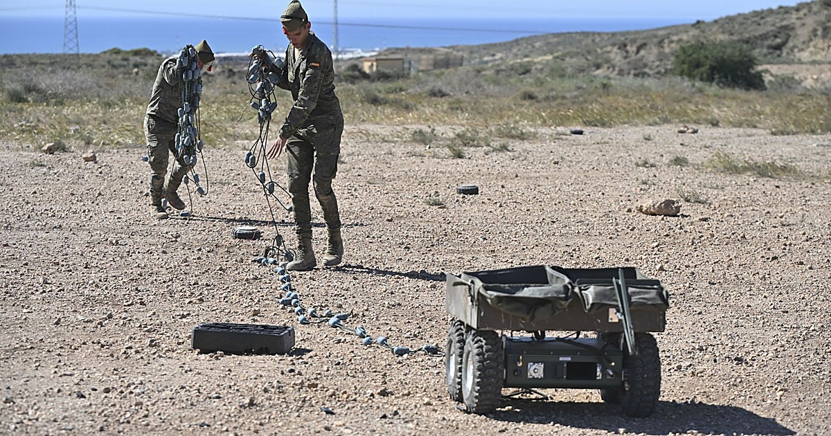 El Ejército de Tierra prueba robots no tripulados que ya se usan en el frente ucraniano