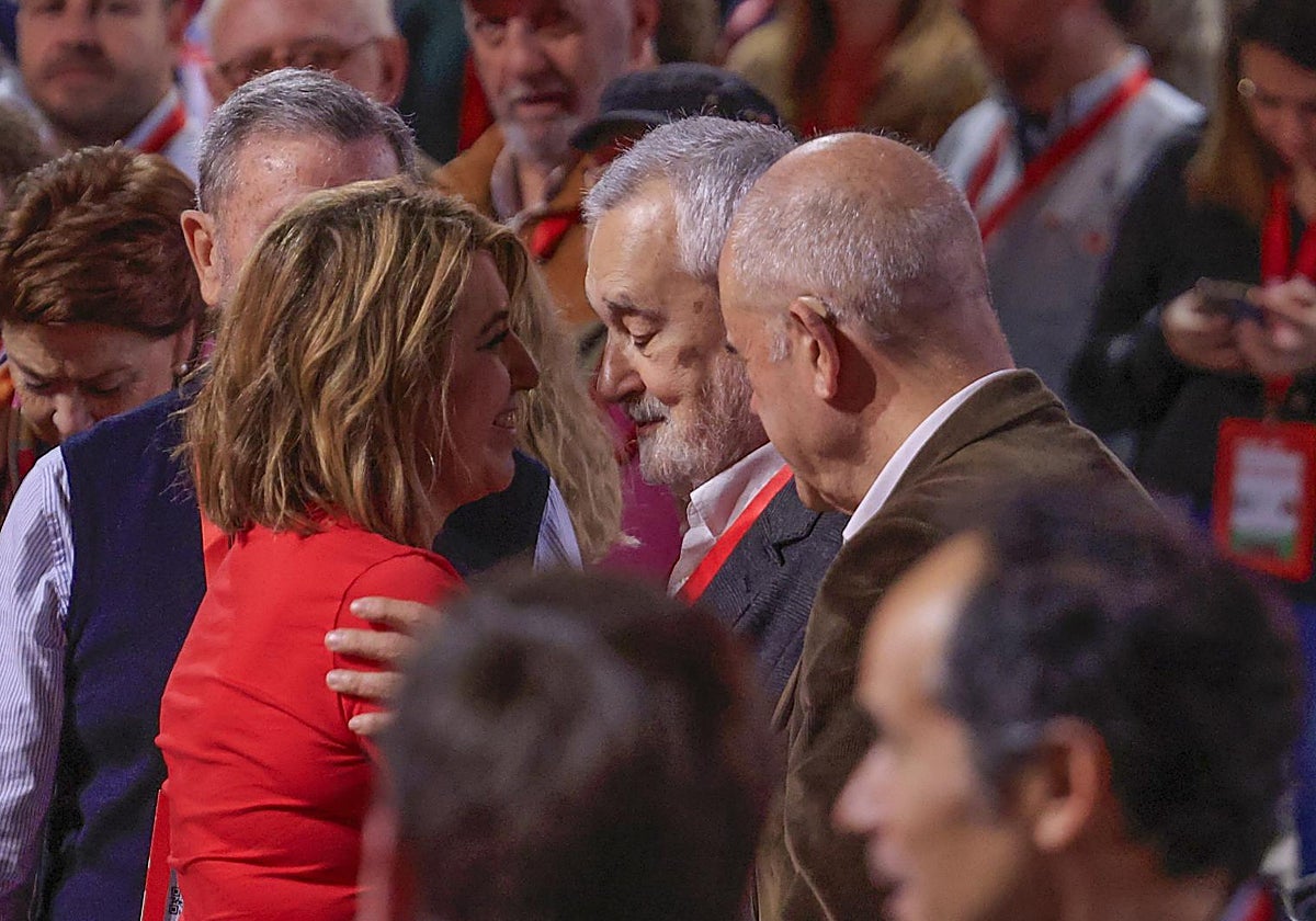 Líderes históricos del PSOE andaluz