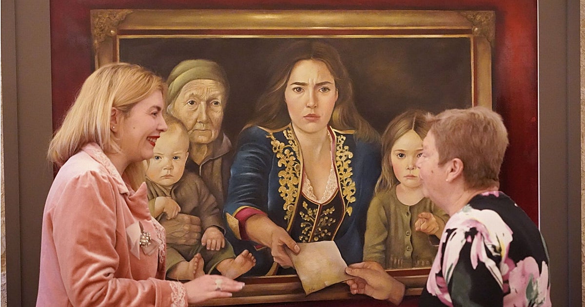 La historia de las Cortes de  Castilla y León, en óleo sobre lienzo