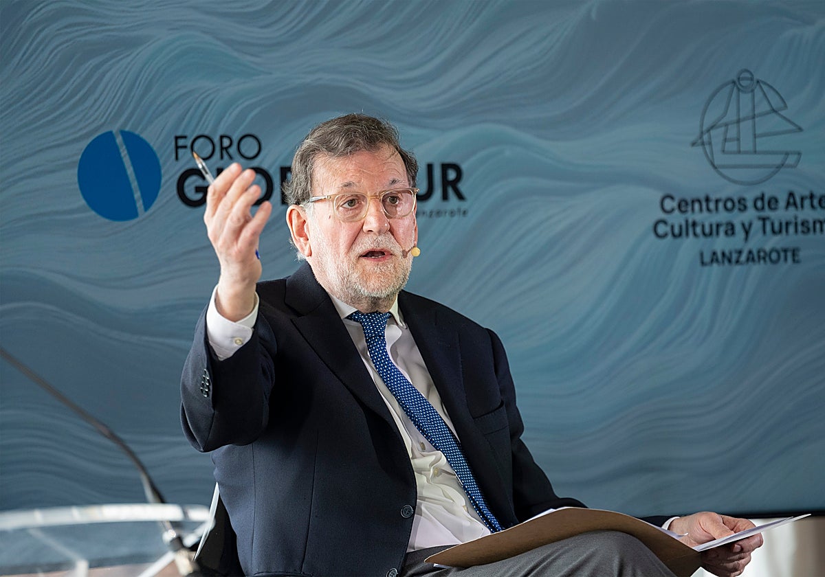 El expresidente del Gobierno Mariano Rajoy.