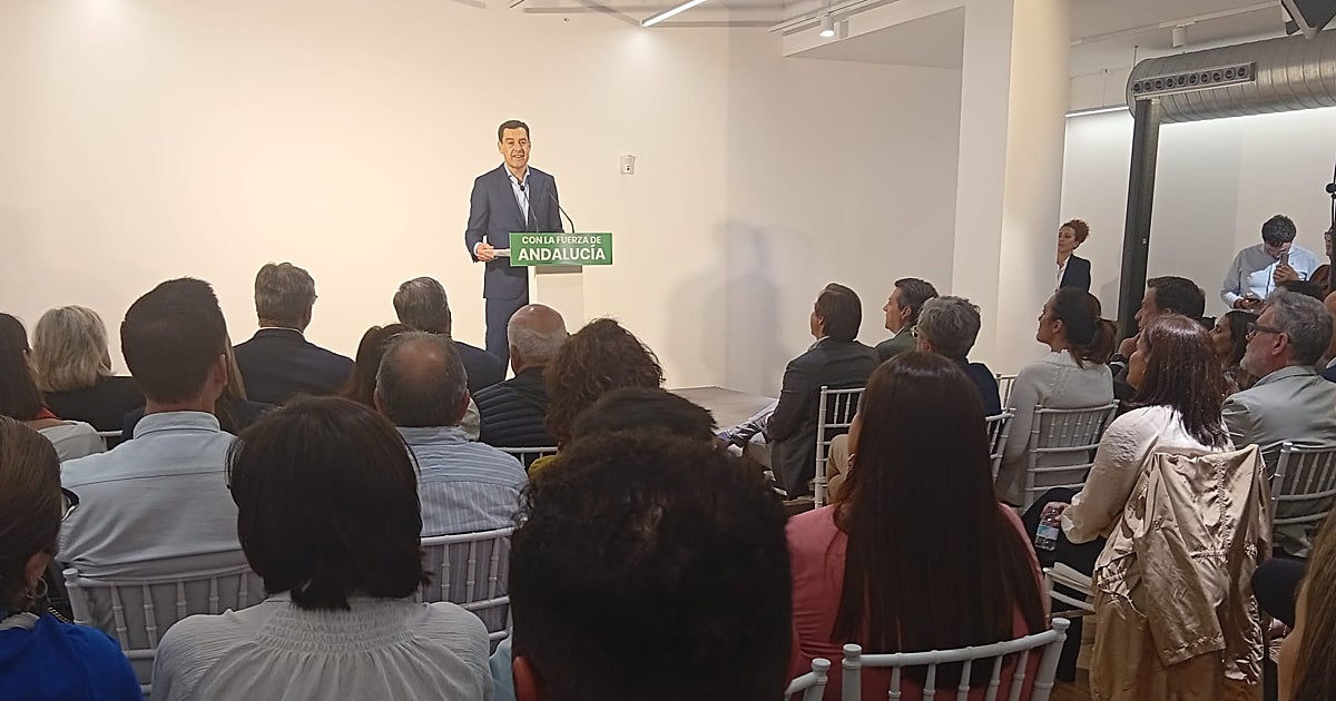 Juanma Moreno avisa de un «problema para los andaluces» si se pierde la «estabilidad» en Andalucía