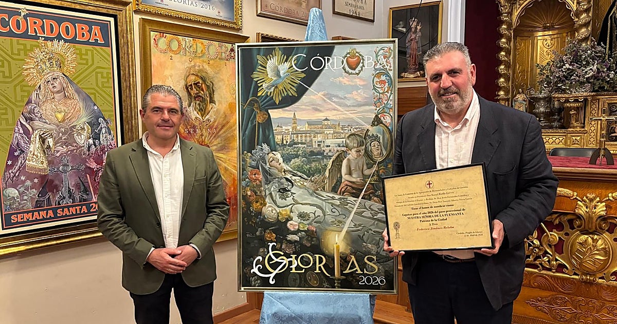Federico Jiménez Reloba, capataz del paso de la Virgen de la Fuensanta de Córdoba para la procesión de 2026