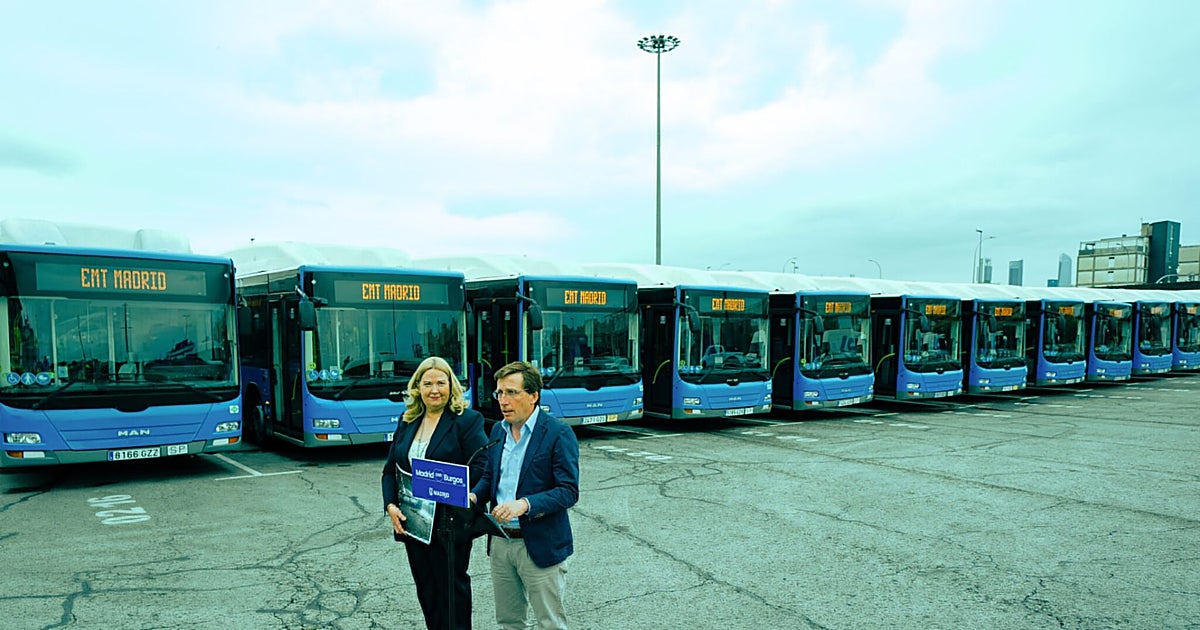 Los 40 buses de la EMT, al rescate de Burgos: un viaje «particular» y sin fecha clara de regreso a Madrid