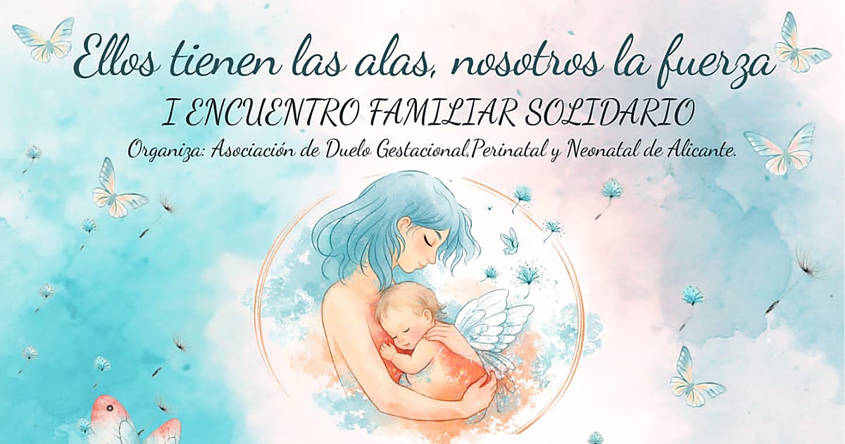 Encuentro familiar solidario para visibilizar el duelo tras el fallecimiento de un bebé en Alicante