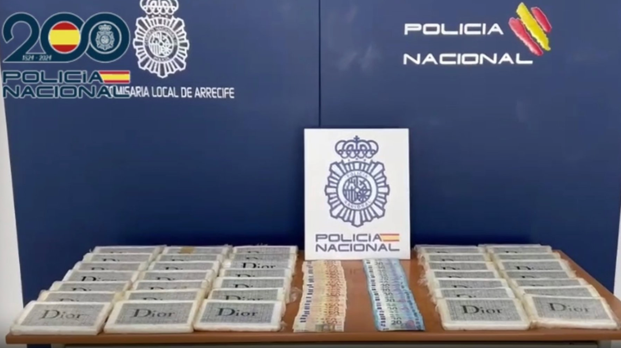 Cae una red de tráfico de drogas al localizar 21,5 kilos de cocaína en una autocaravana en Lanzarote