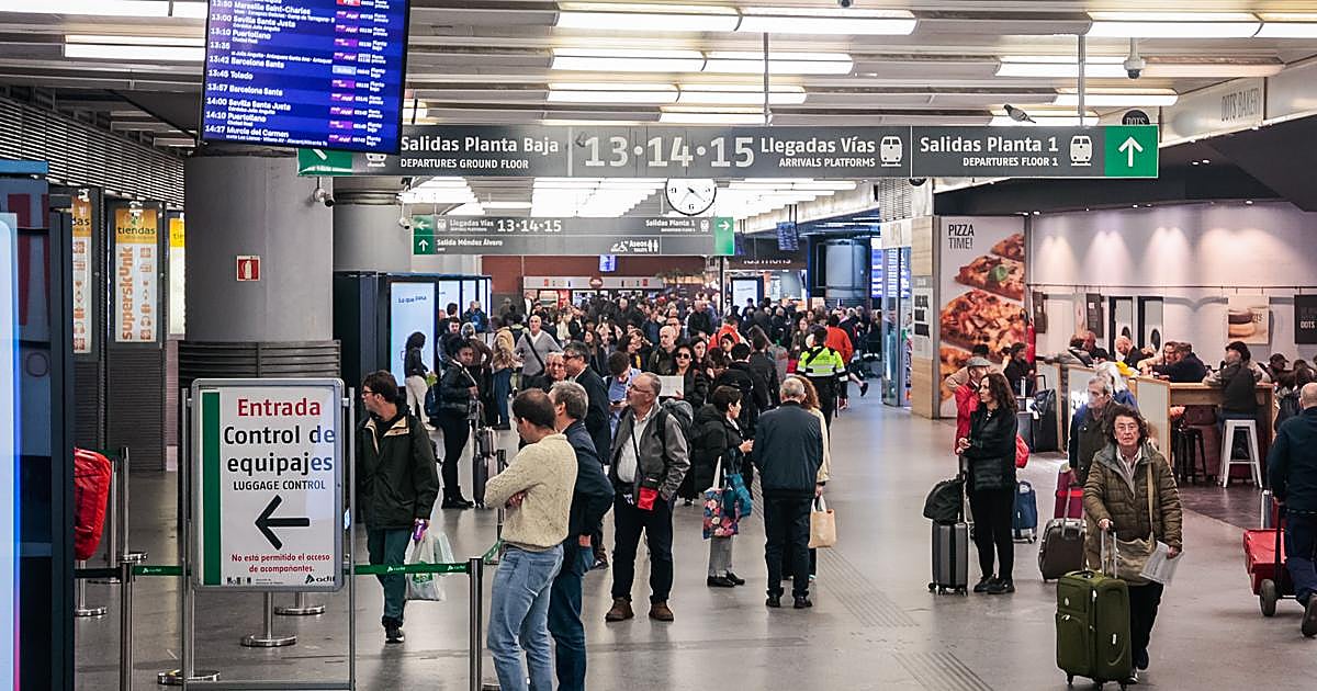 Retrasos de los trenes de alta velocidad en Atocha por una incidencia técnica
