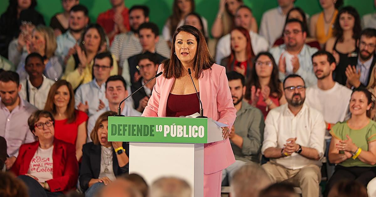 La candidata del PSOE por Córdoba, desatada contra Juanma Moreno: «Él quiere para el Norte agua contaminada»