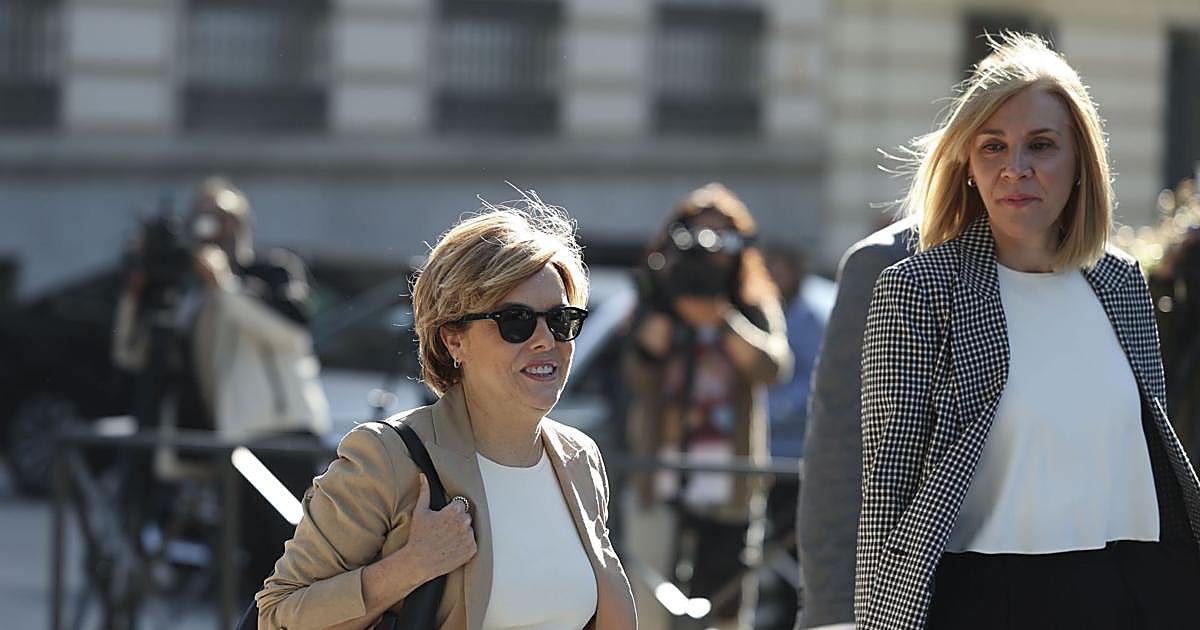 Sáenz de Santamaría niega que conociera el espionaje a Bárcenas y que Rajoy se interesara por ello