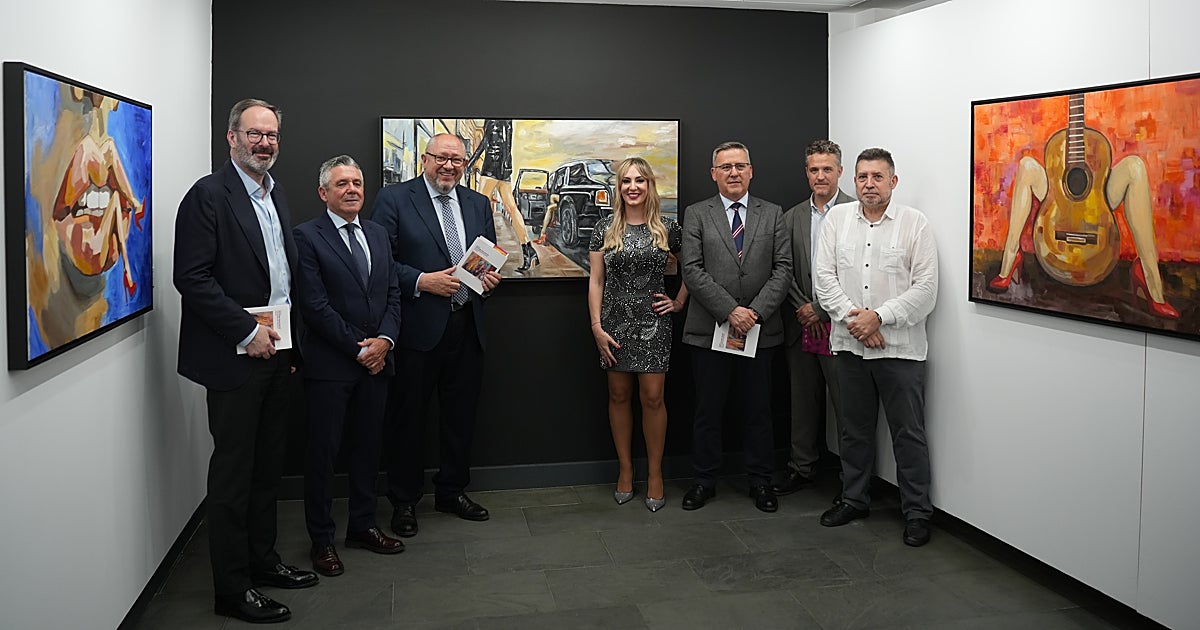 La jueza Mercedes Daza, muestra en UCOCultura su pintura en 'Los pasos del pecado'