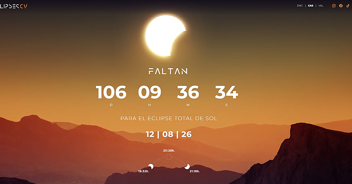 Por qué el miércoles 29 de abril es clave para saber dónde ver el eclipse del 12 de agosto