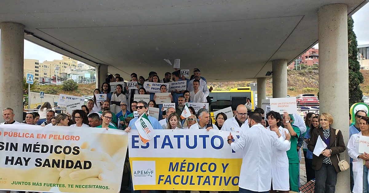 Sanidad cifra el seguimiento de la huelga nacional de médicos en Canarias  en el 18,45%