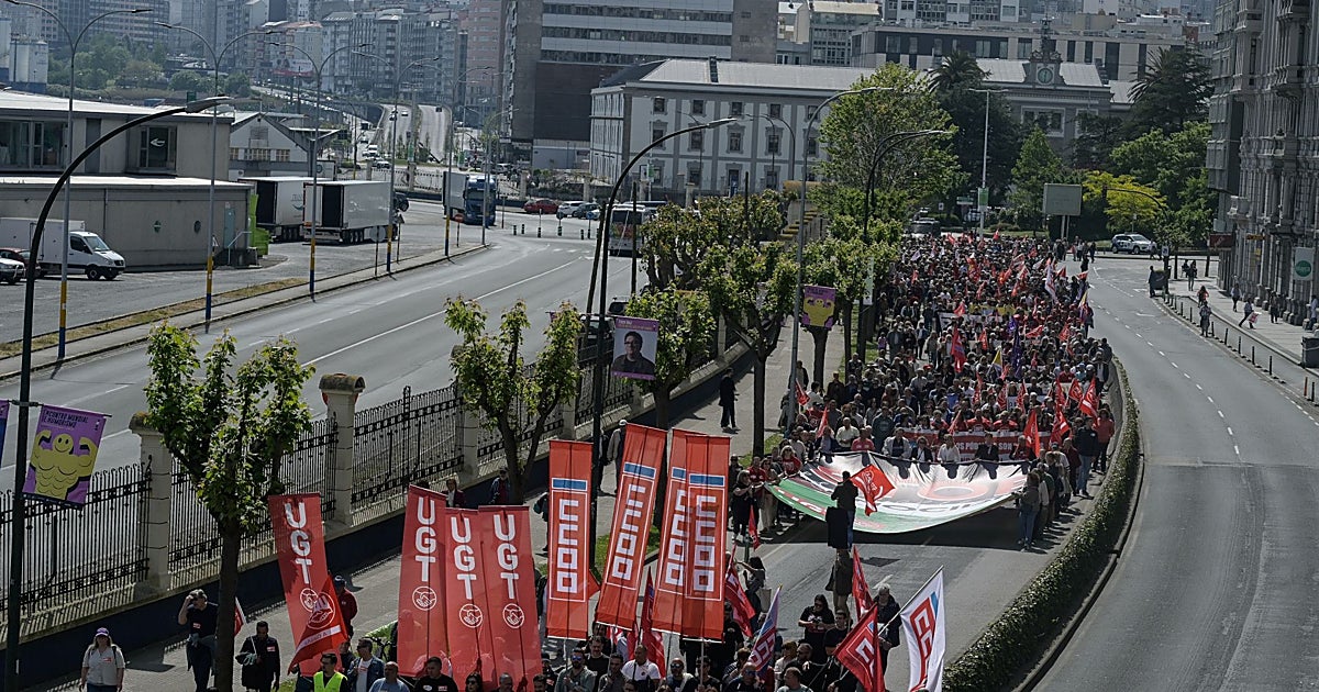 El «no a la guerra» marca un 1 de mayo con los sindicatos divididos