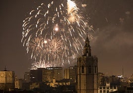Mascletà nocturna  en Valencia por el Día de la Madre: ubicación y horario
