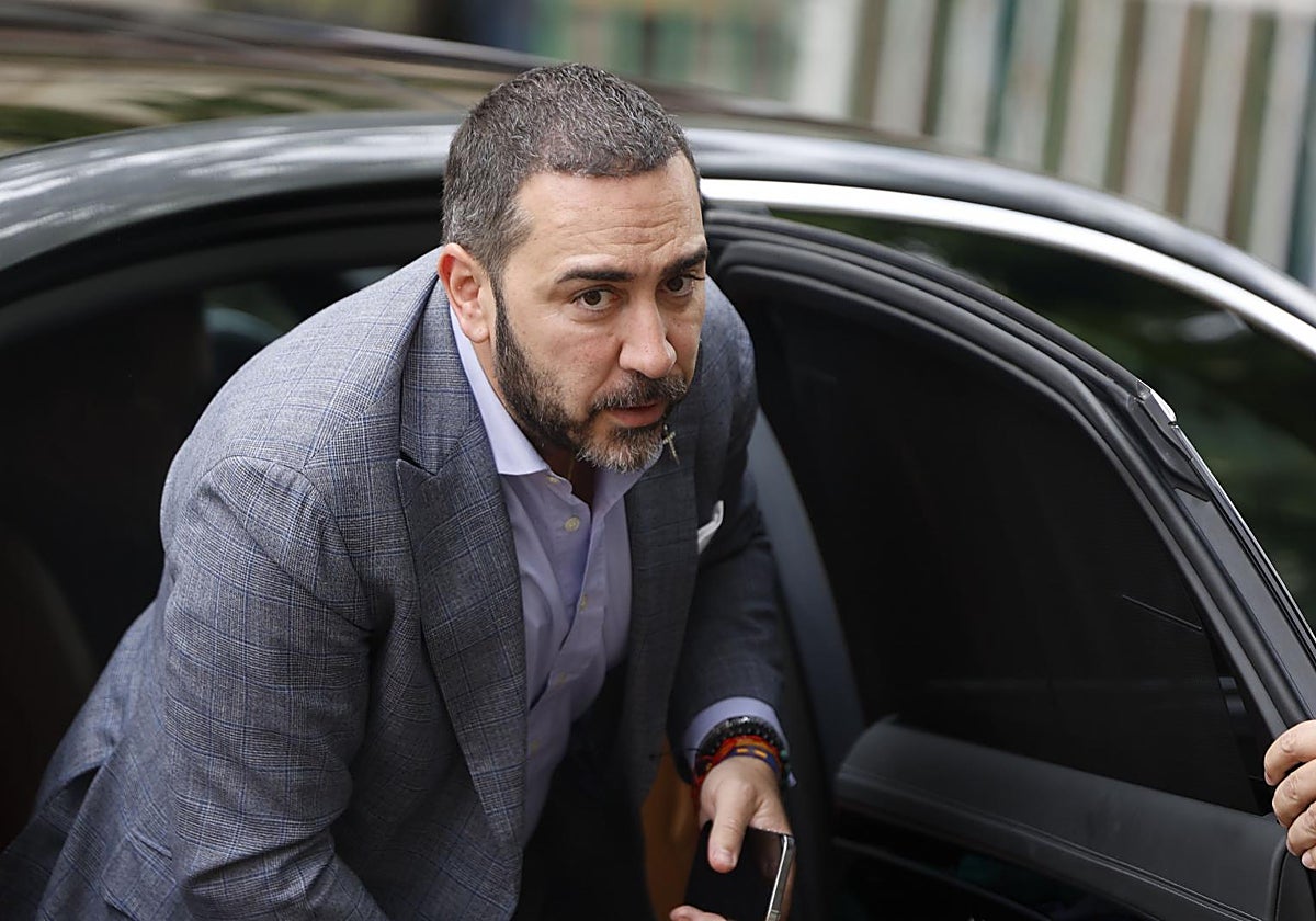 El empresario Víctor de Aldama, a su llegada al Tribunal Supremo