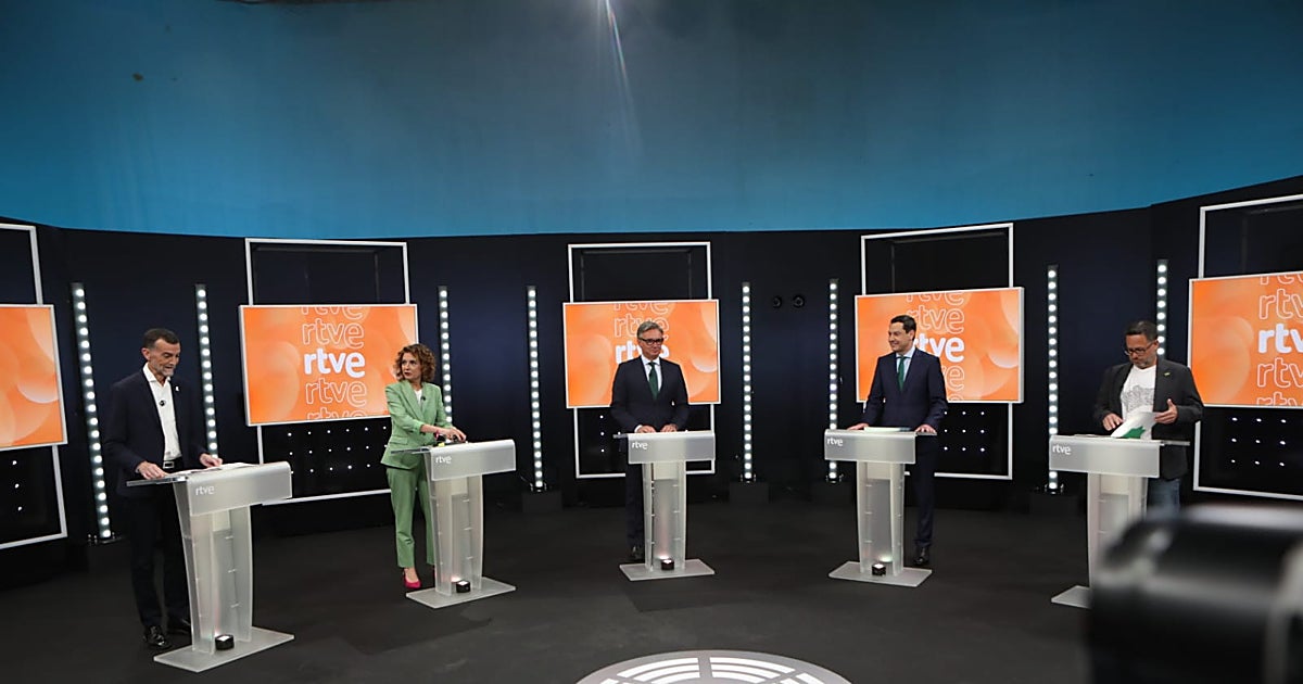 Lo mejor y lo peor de cada candidato durante el debate de las elecciones andaluzas