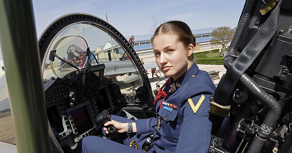 La Princesa Leonor, en modo  Top Gun : las últimas imágenes de su formación en la Academia General del Aire