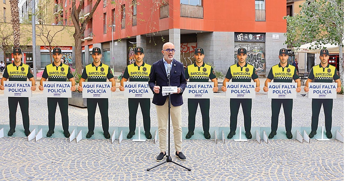 Sirera (PP) pide más policía local en Barcelona y reclama la dimisión del concejal Batlle