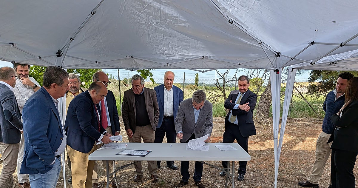 Empiezan las obras del gran parque  empresarial anexo a la Base Logística