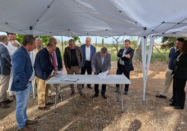 Empiezan las obras del gran parque empresarial anexo a la Base Logística