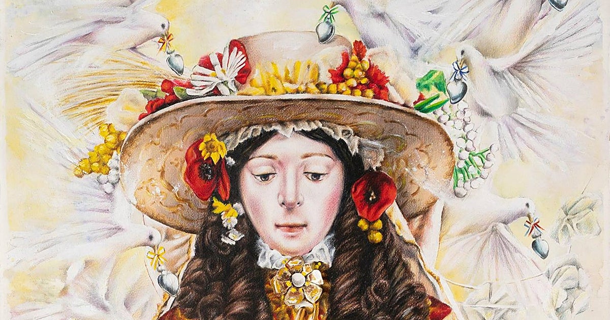 Pérez Indiano reúne los símbolos del traslado en el cartel de la Venida de la Virgen del Rocío a Almonte